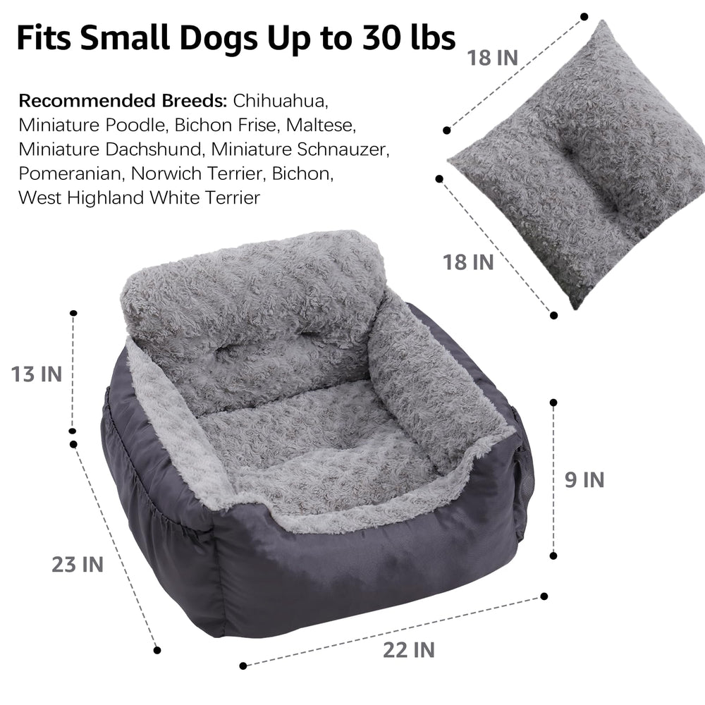 Oiilores dog car seat machine washable for quick, easy cleaning after adventures