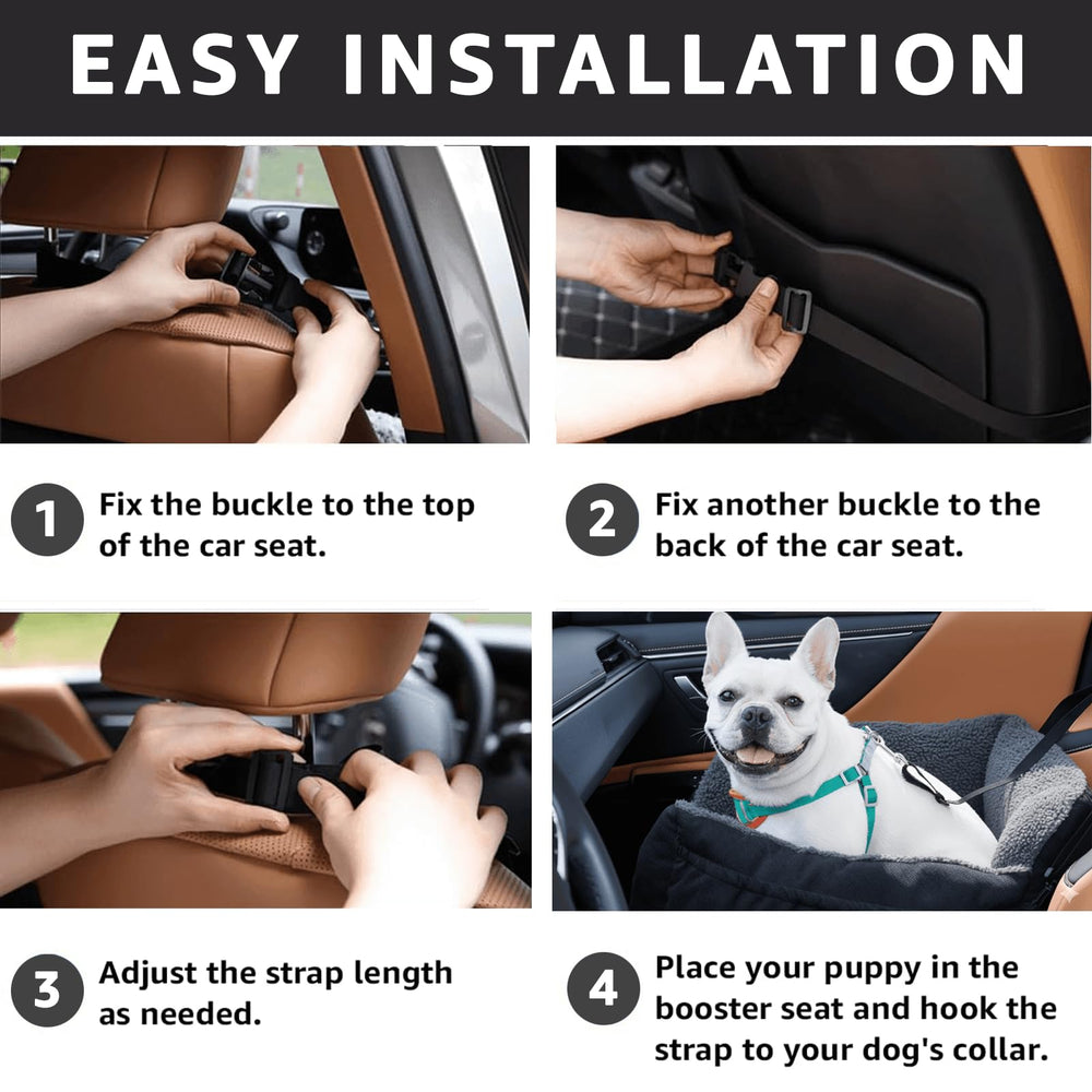 Oiilores storage pockets in car seat for small-item organization.