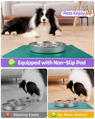 Oiwliur maze-pattern slow-feeder encourages mindful eating without harming the mouth