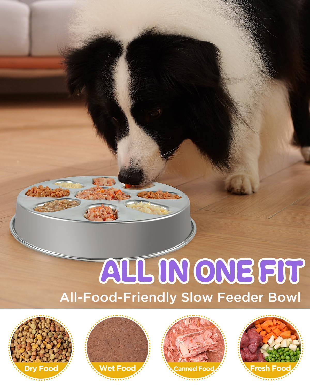 Oiwliur stainless steel bowl close-up highlights durable rust-resistant design for everyday use