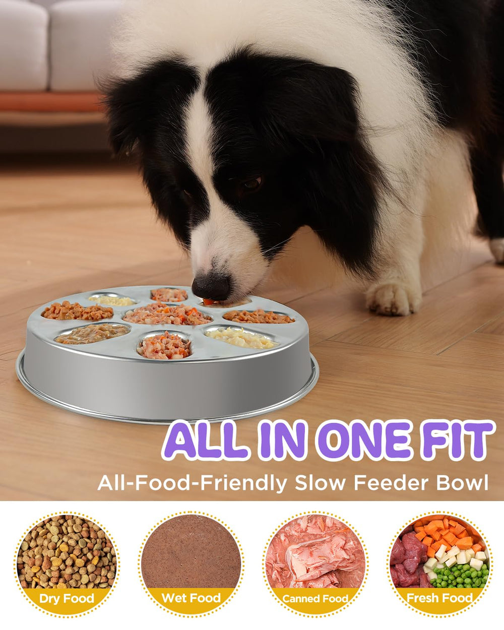 Oiwliur stainless steel bowl close-up highlights durable rust-resistant design for everyday use
