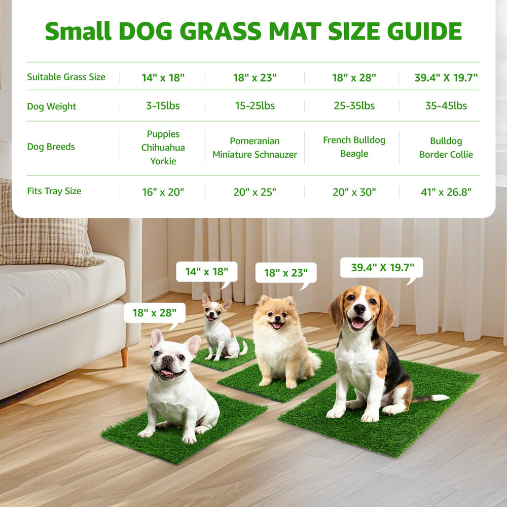 Oiyeefo artificial grass pad eco-friendly choice reduces disposable pad waste.