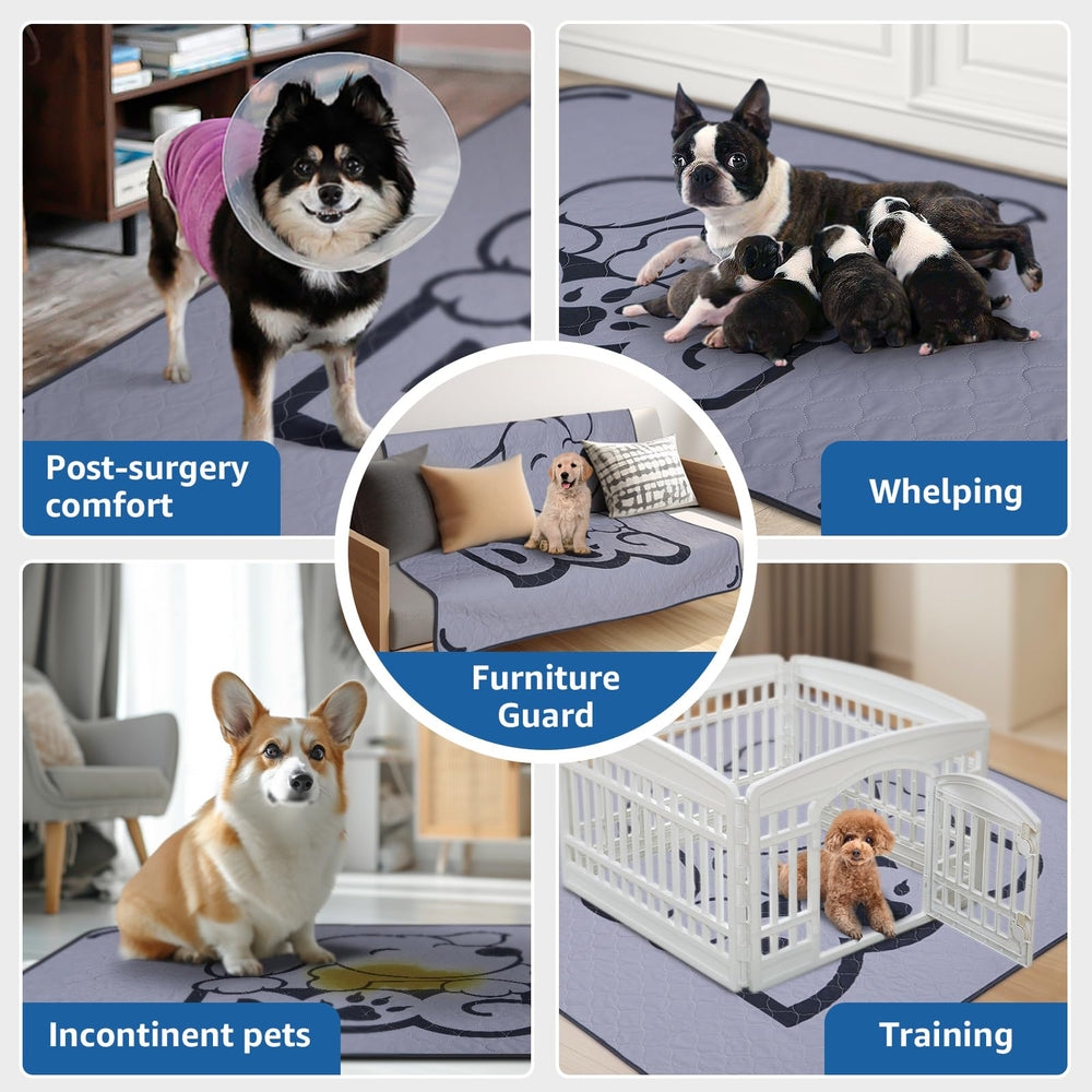 Oiyeefo waterproof dog pad protecting furniture and carpets