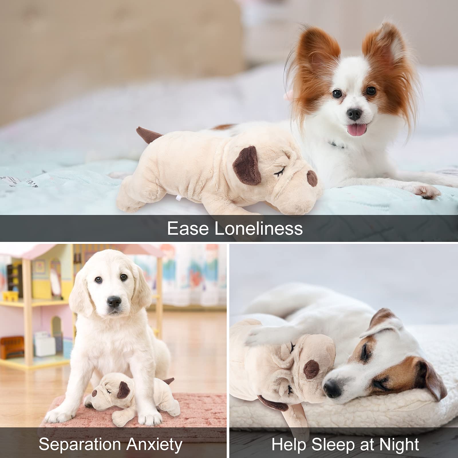 OKAMDERT soft skin-friendly fabric plush for puppy comfort and gentle tactile feel