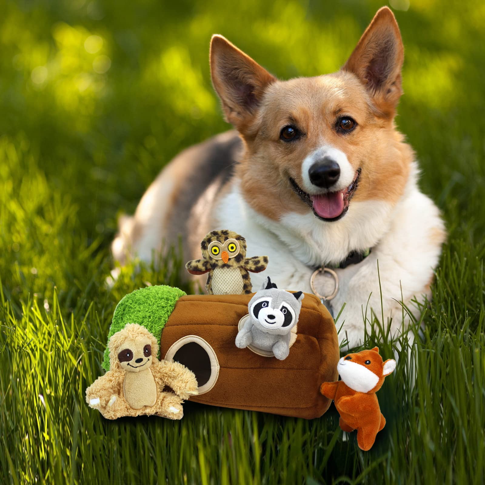 okegztoa hides and seeks woodland figures promote playful problem-solving.