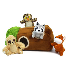 okegztoa interactive puzzle toy in action stimulates hunting instincts.