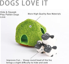 okegztoa interactive squeaky plush dog toy, easy-to-clean with direct washing.