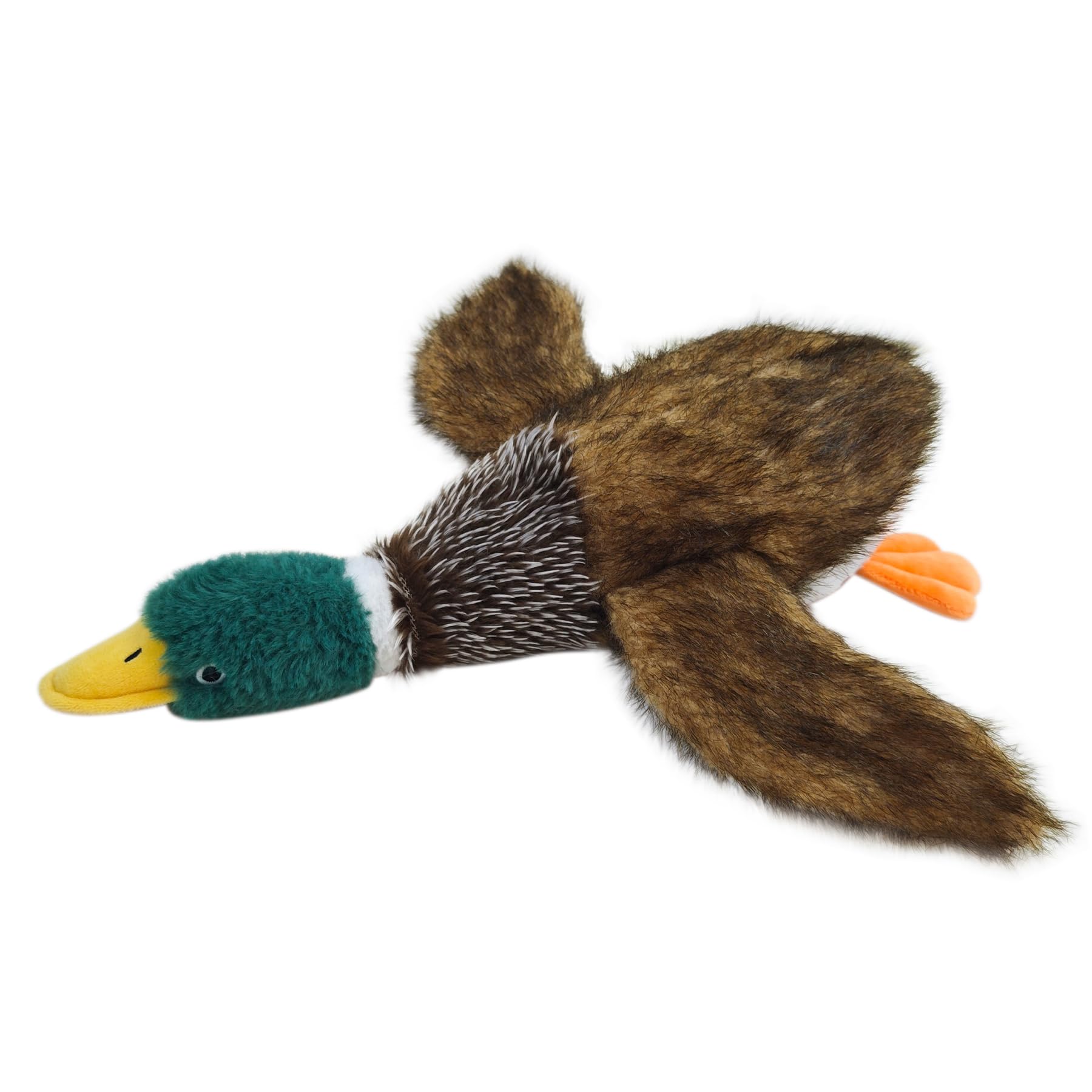 okegztoa mallard duck toy close-up featuring squeaker for engaging play.
