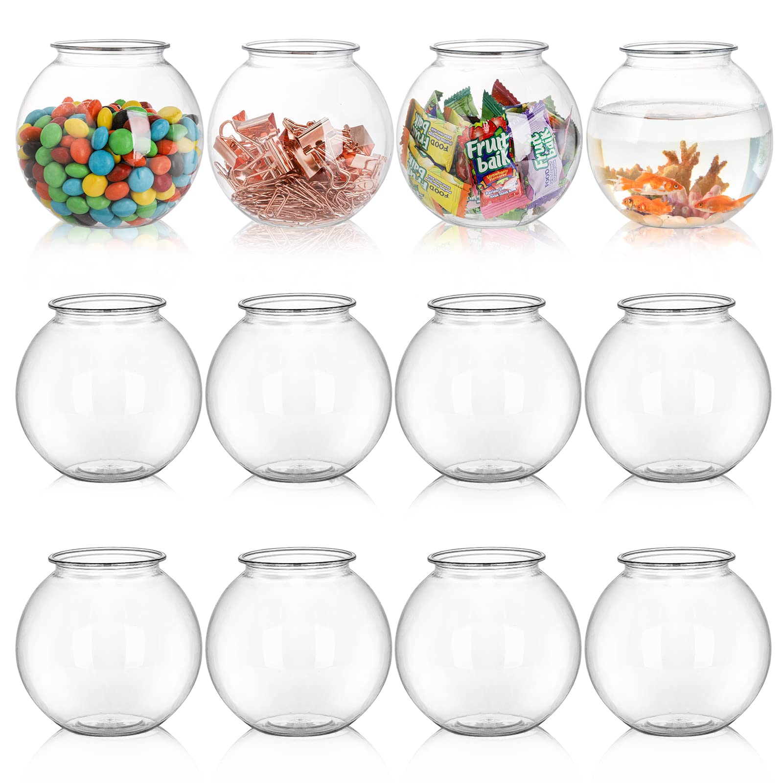 Okllen ivy bowls clear 16oz show contents clearly for candy display