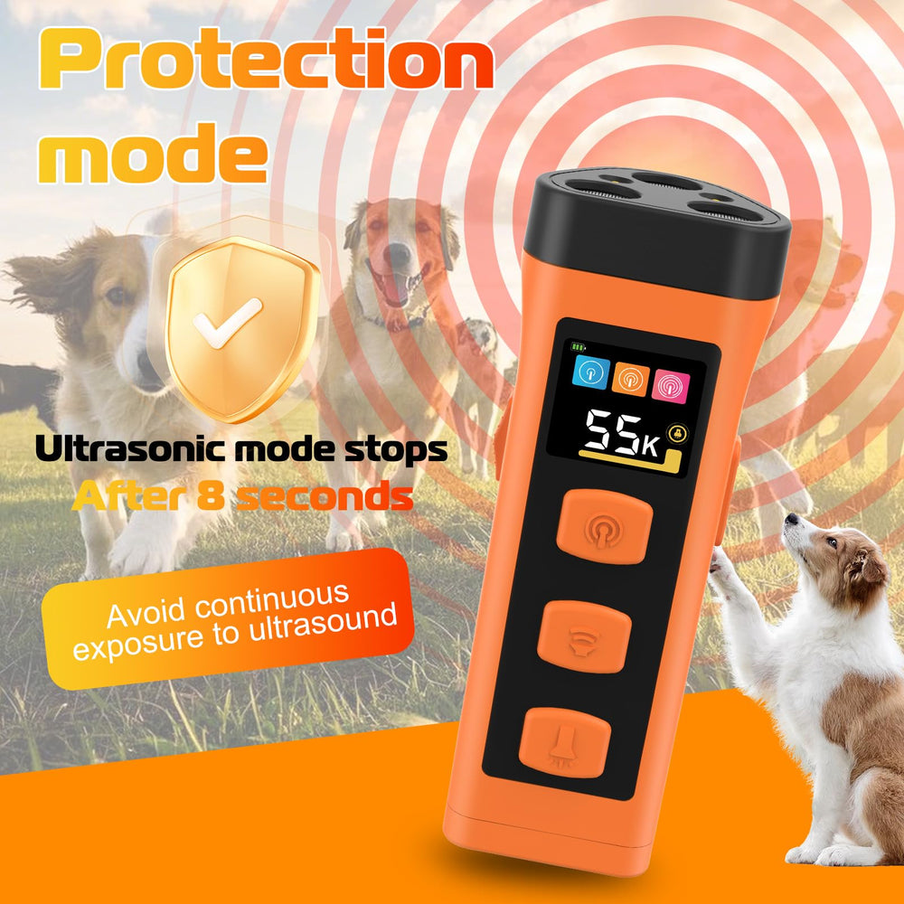 OKSJ dog bark deterrent device USB-C charging provides fast power for long walks