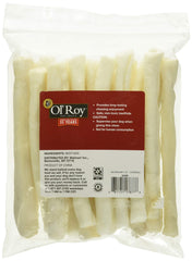 Ol' Roy rollos de cuero crudo con textura masticable para perros activos