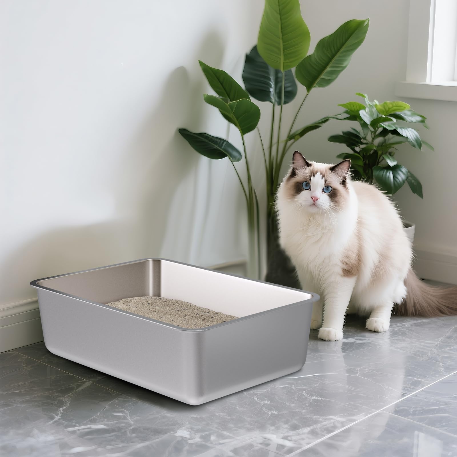 Olacat easy-clean non-stick surface helps quick wipe-down after use