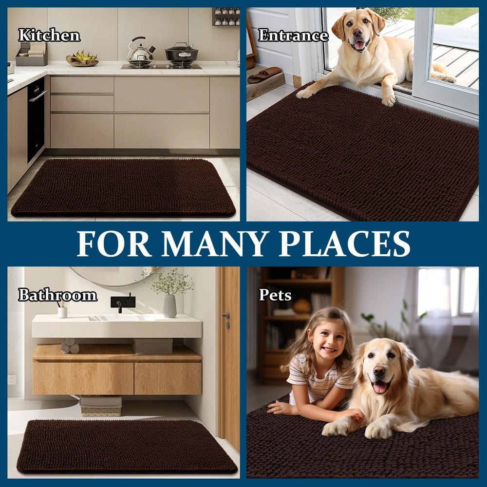 OLANLY dog door mat after-bath-use soaks up water quickly