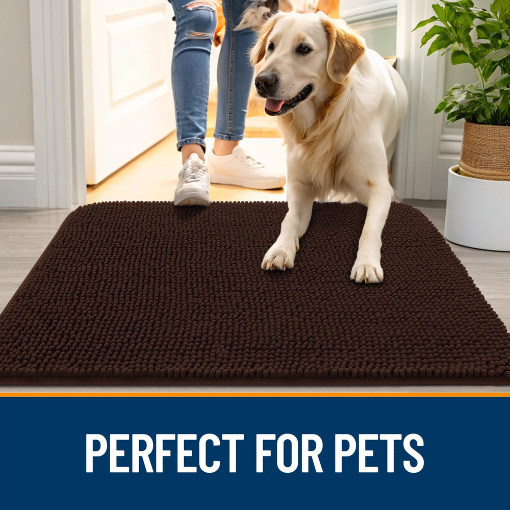 OLANLY dog door mat crate-use provides clean surface inside crates