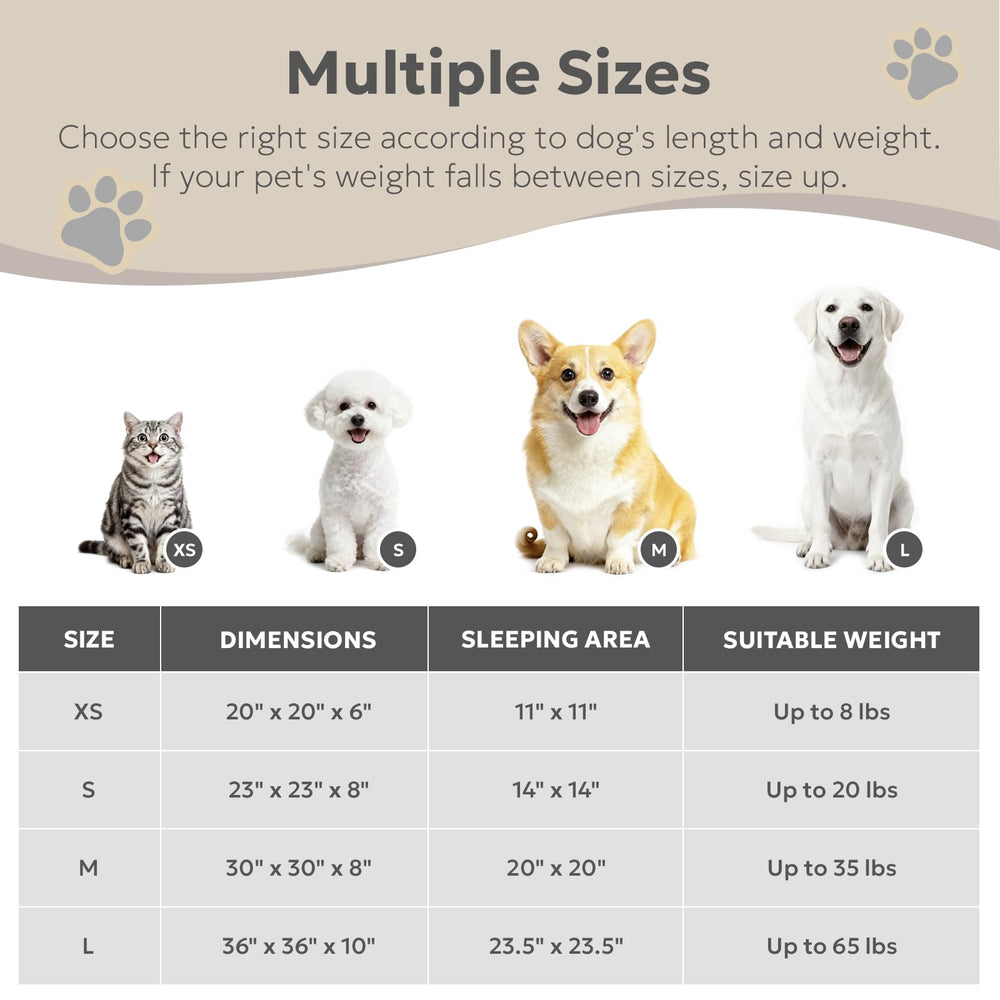 OlaPhum Calming Dog Bed machine-washable design makes cleanup quick and easy.