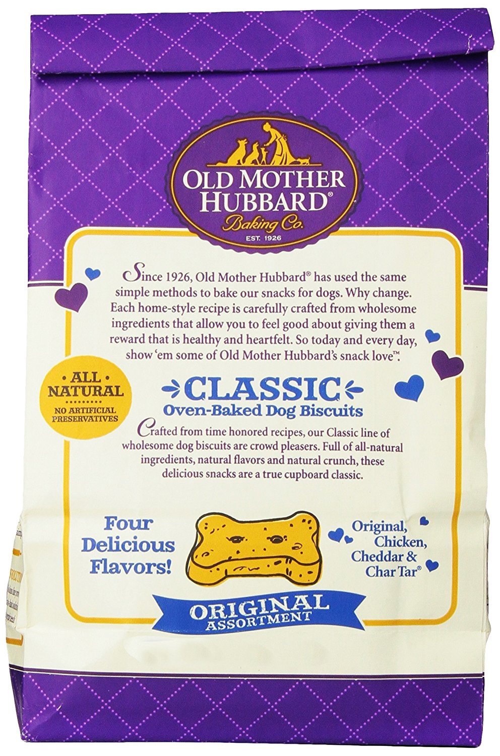 Old Mother Hubbard Crunchy Classic pieces shown up close for tasty bite-sized rewards.