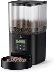 Olelica automatic feeder front view for easy daily meal scheduling.