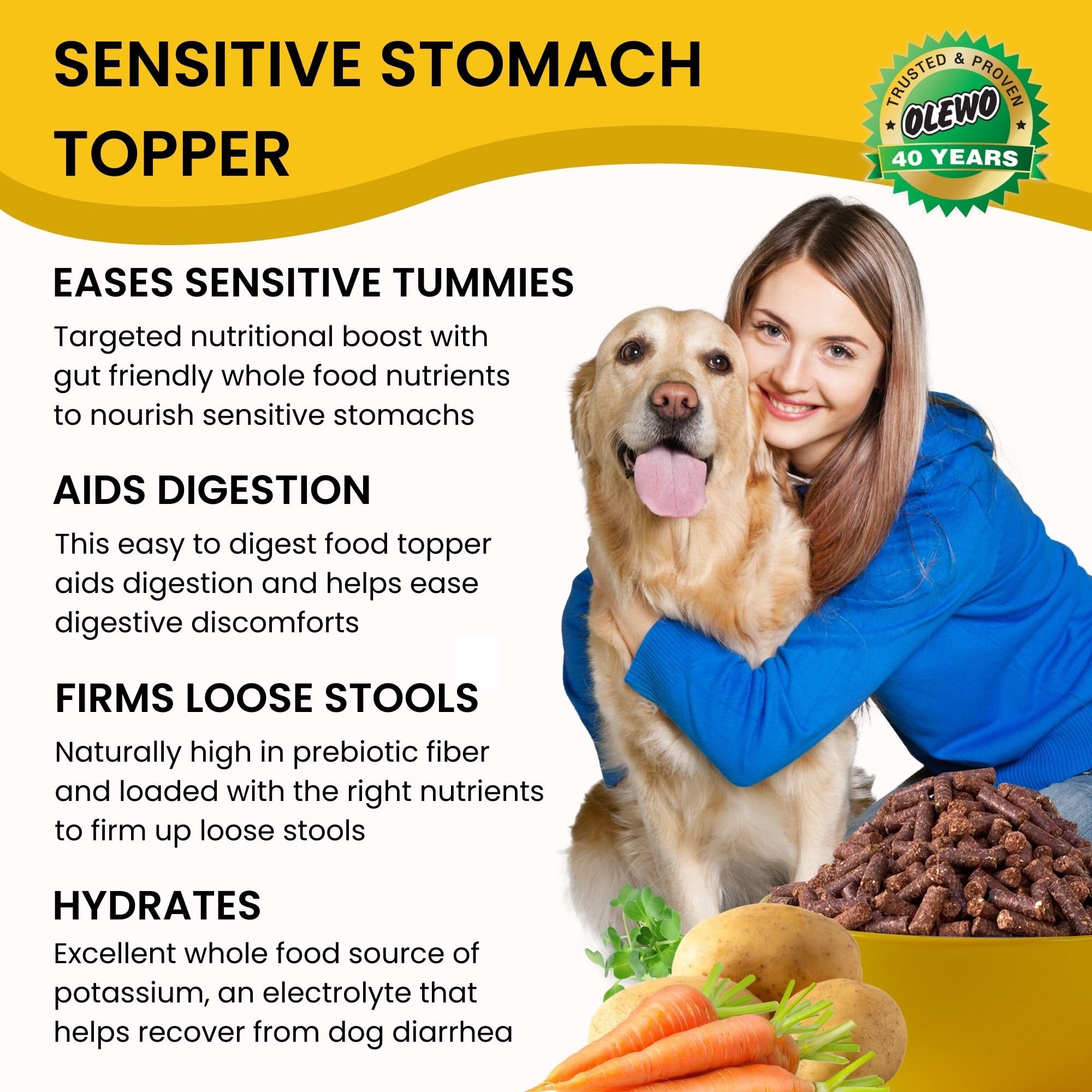 Olewo Rootsies promotes healthy microbiome with natural fiber.