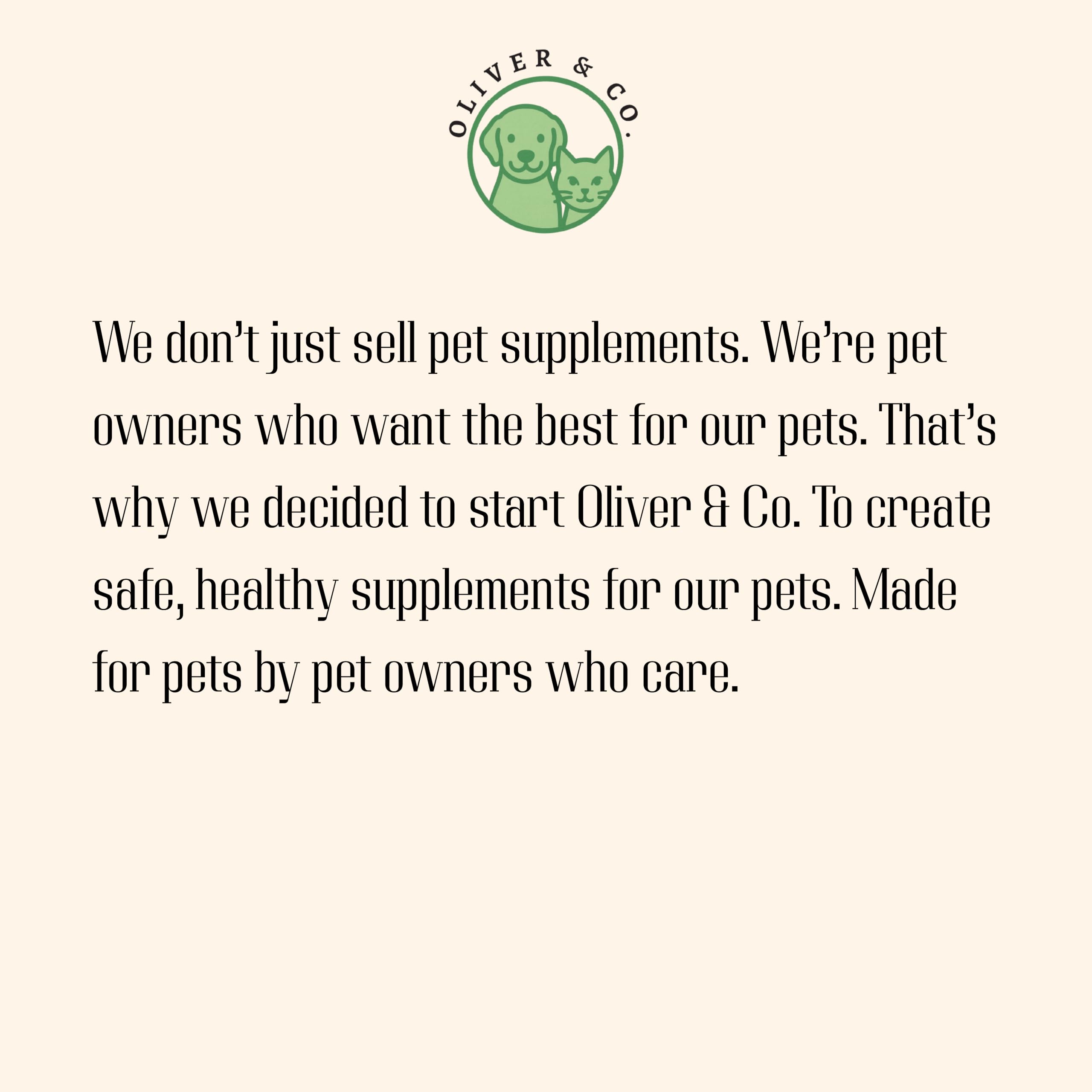 Oliver and Co collagen for dogs active lifestyle shot highlights daily wellness benefits