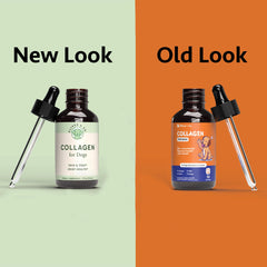 Oliver and Co collagen for dogs tincture drops highlight biotin for shiny coat