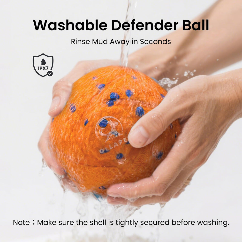 Ollapet Smart Ball ready for outdoor backyard play and exercise.