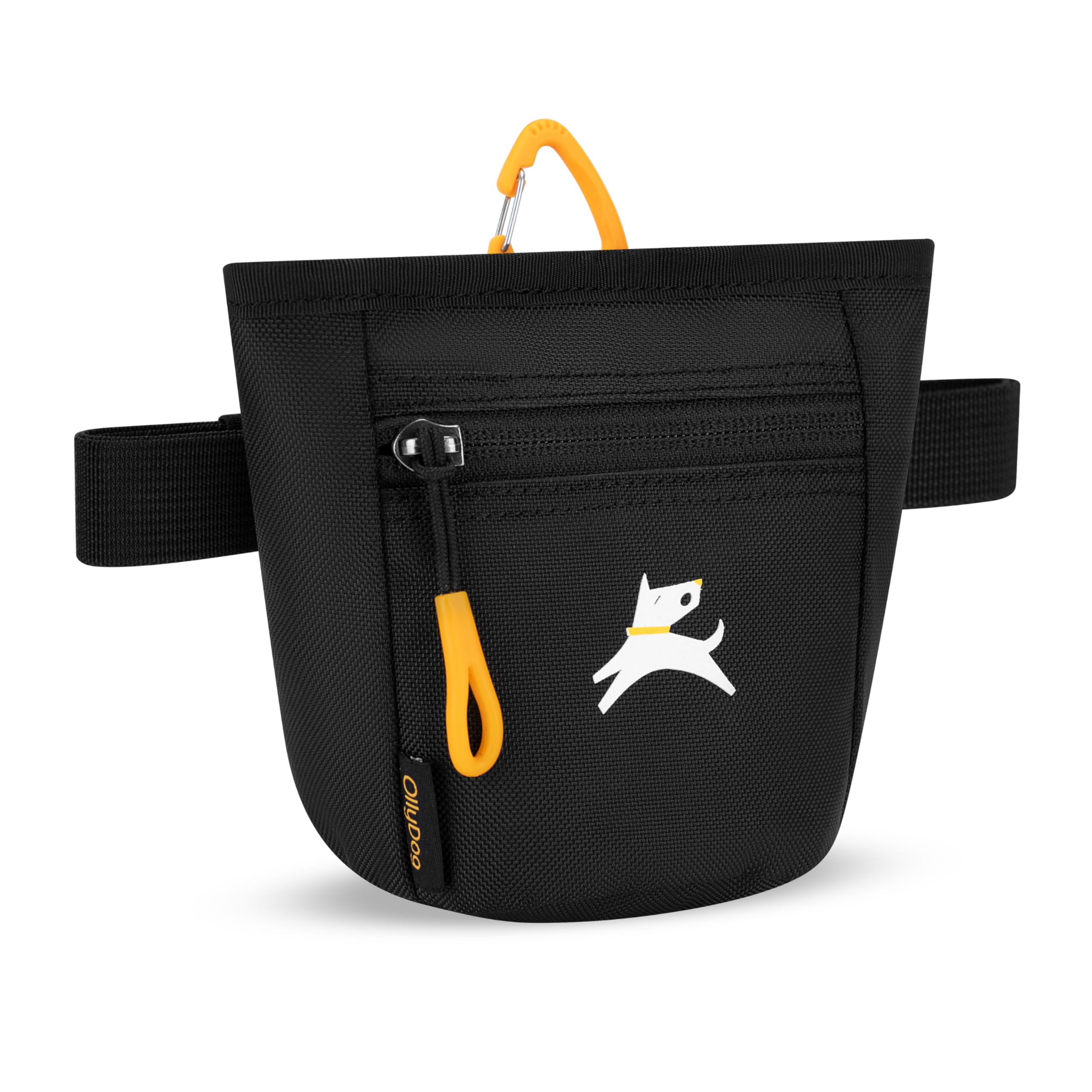 OllyDog Goodie Treat Bag with removable waist belt for flexible setup.