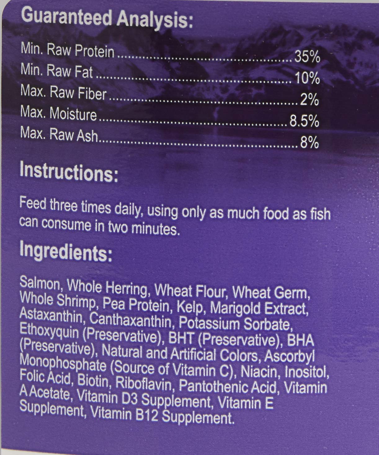 Omega One Super Color Floating Cichlid Pellets surface feeding promotes easy meals.