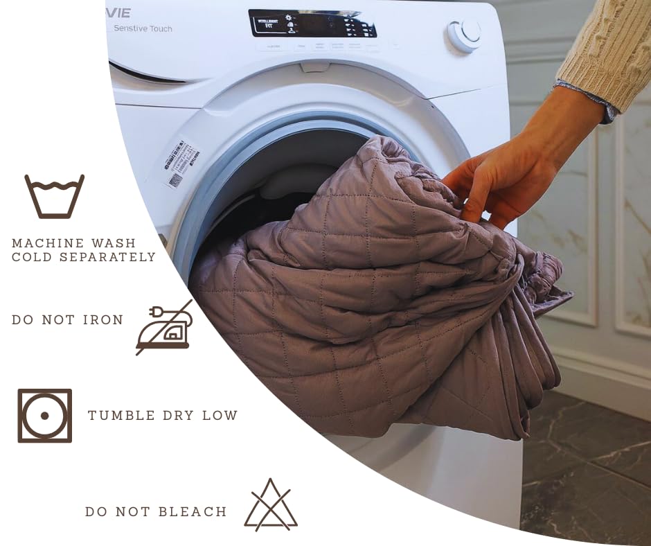 Omilu reversible texture adds versatility while guarding furniture from messes.