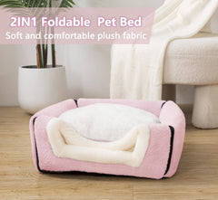OMIVIER cat bed arched roof-entry provides comfortable access and roomy feel.