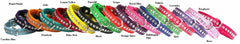 OmniPet Signature Leather Crystal Collar with secure buckle for reliable leash attachment.