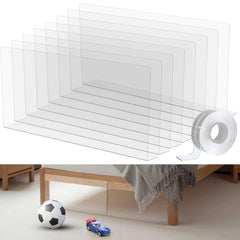 OMISTAR under-bed blockers adhesive detail demonstrates strong attachment for clean, stable placement