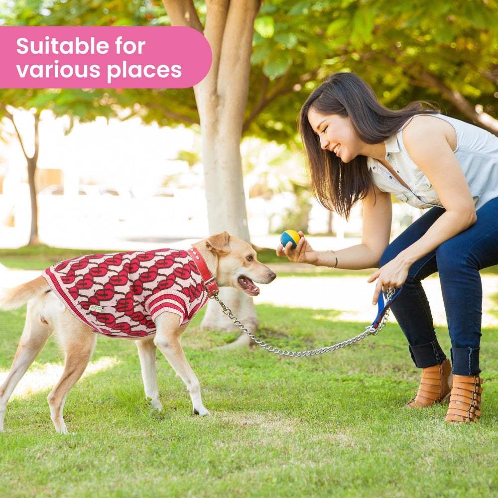 On The Roll knitted dog clothes with soft blended yarn for comfortable wear