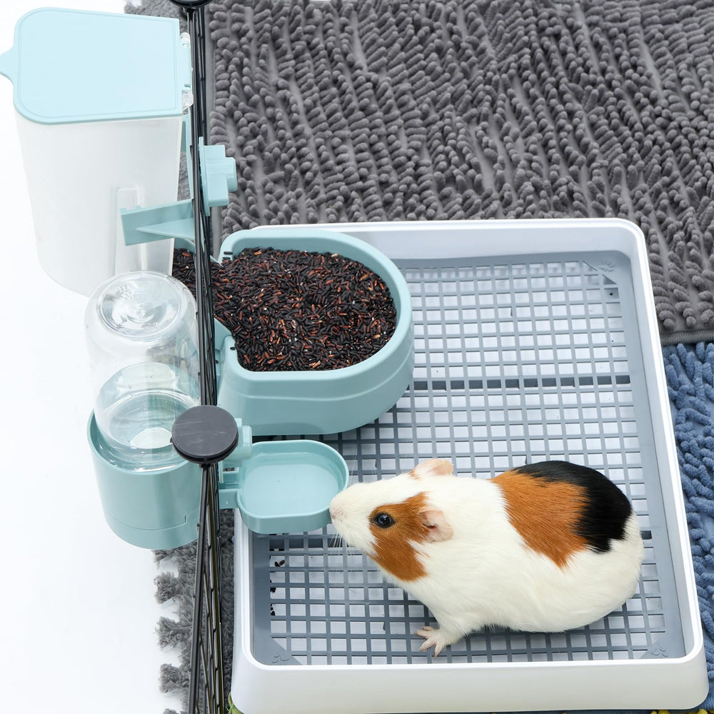 Oncpcare feeder lid open refill close-up.