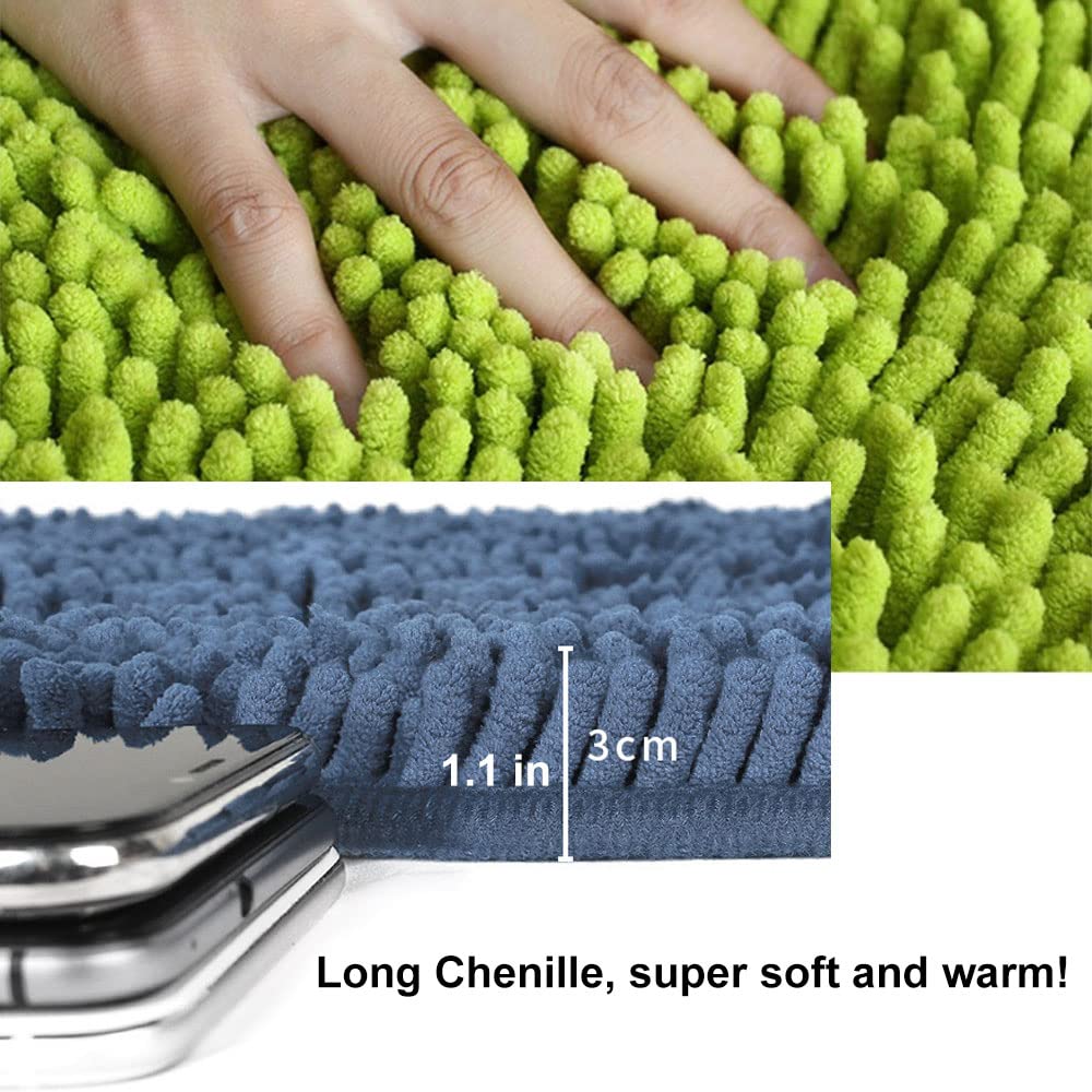 Oncpcare long chenille surface soft highlights gentle daily comfort.