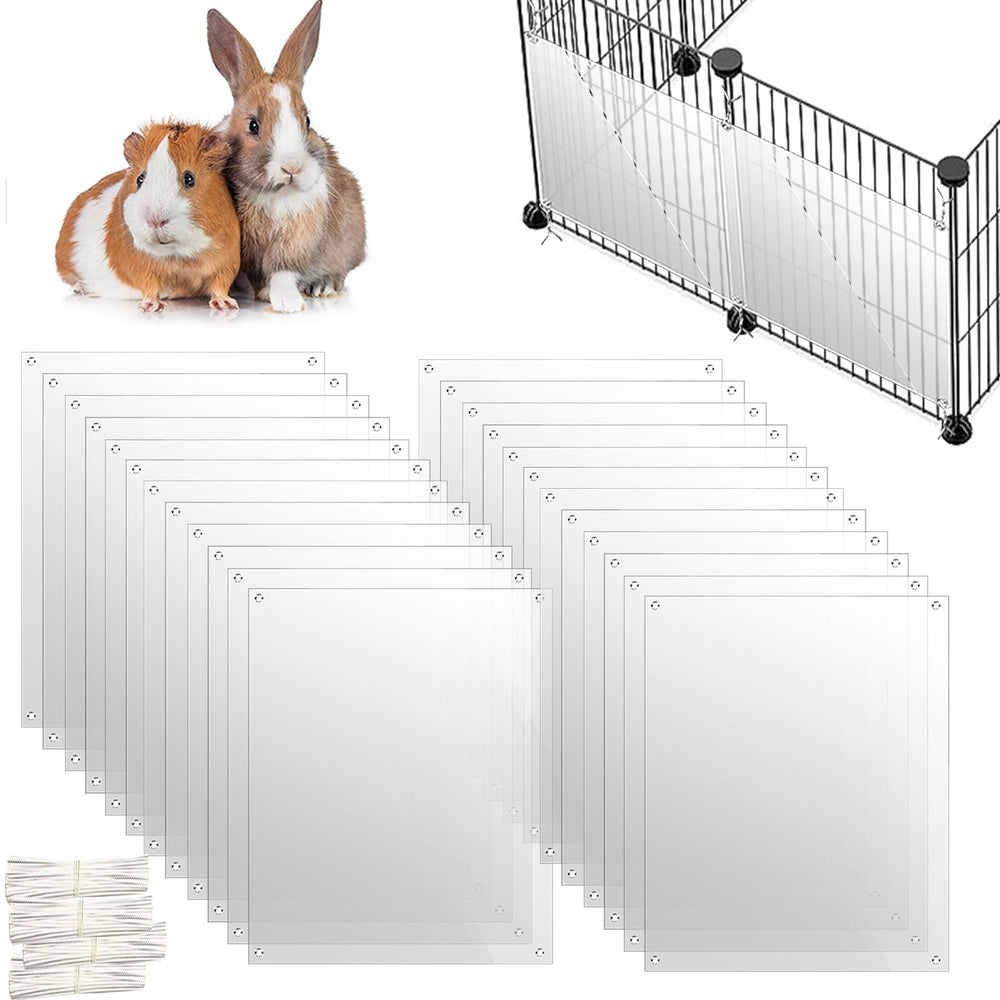 Oncpcare rabbit splash guard 24-pack ready for quick setup and mess containment.