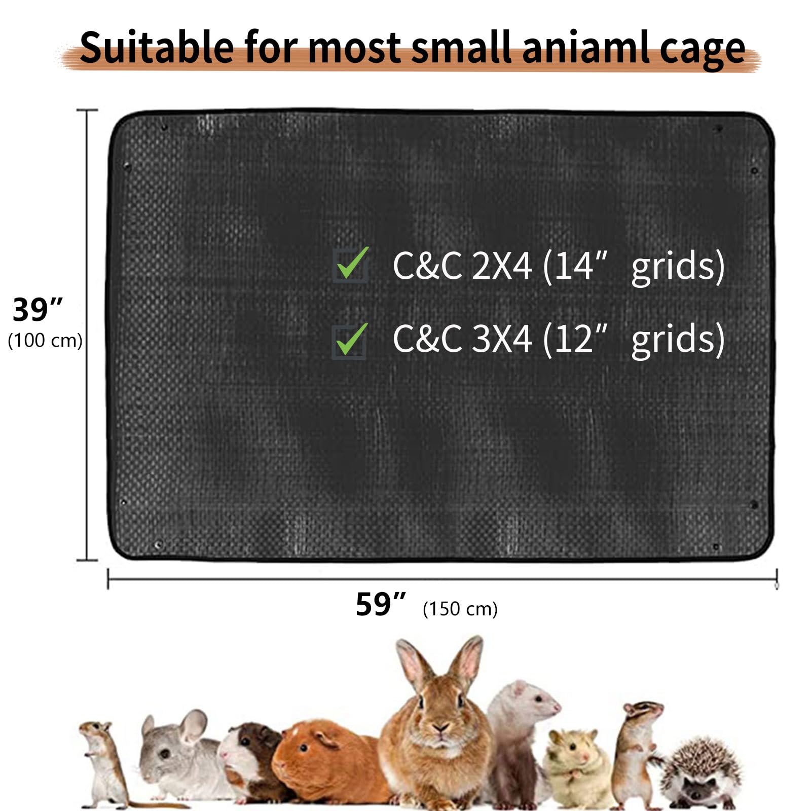 Oncpcare waterproof pet playpen mat portable design enables easy storage and fast setup