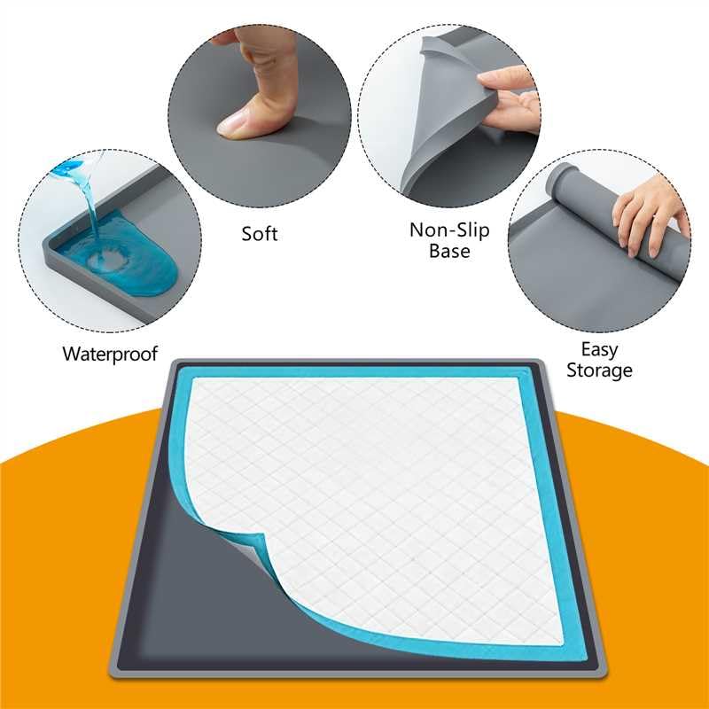 ondware portable pee pad holder folds for travel and on-the-go use