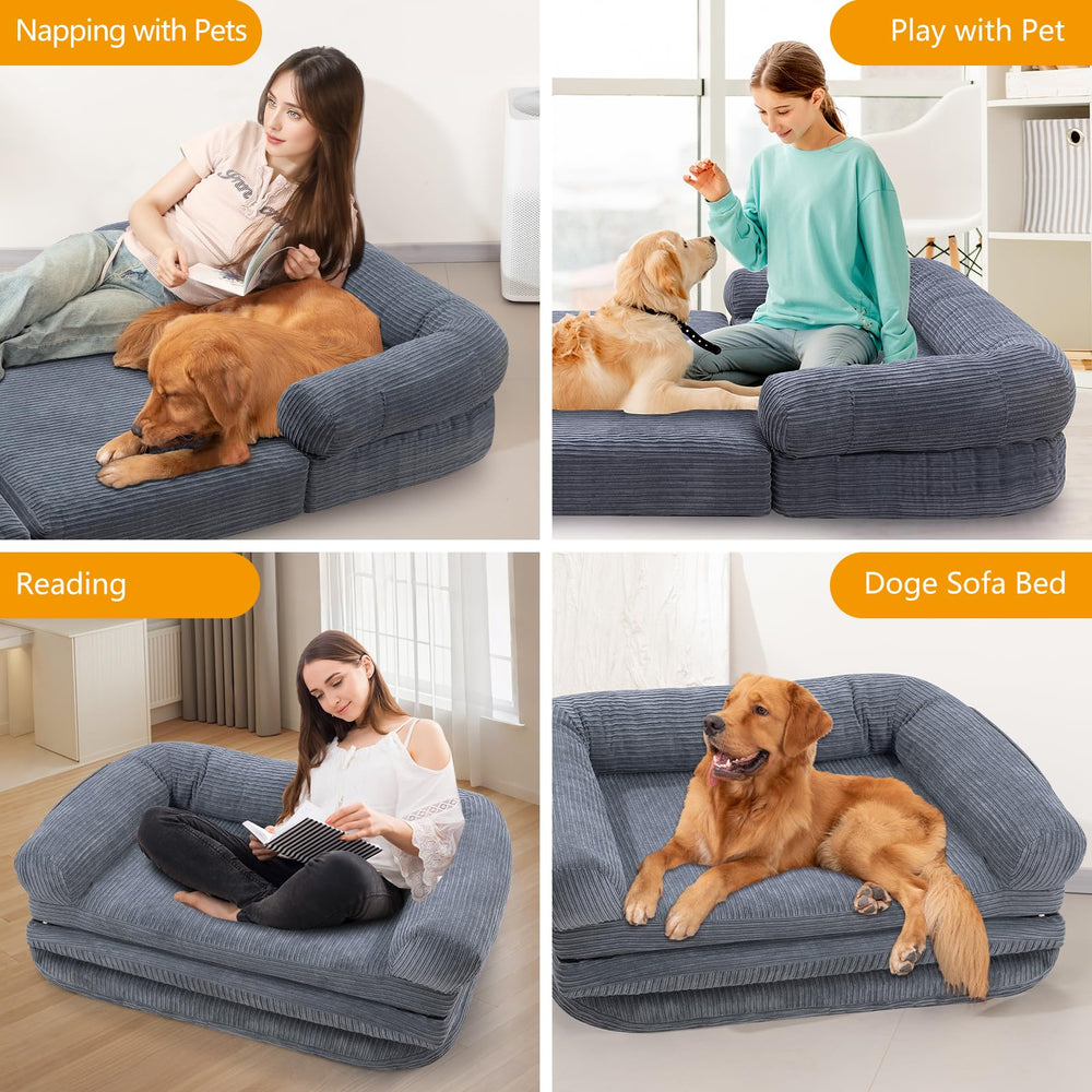 Ondware waterproof bottom protects bed during indoor and outdoor use.