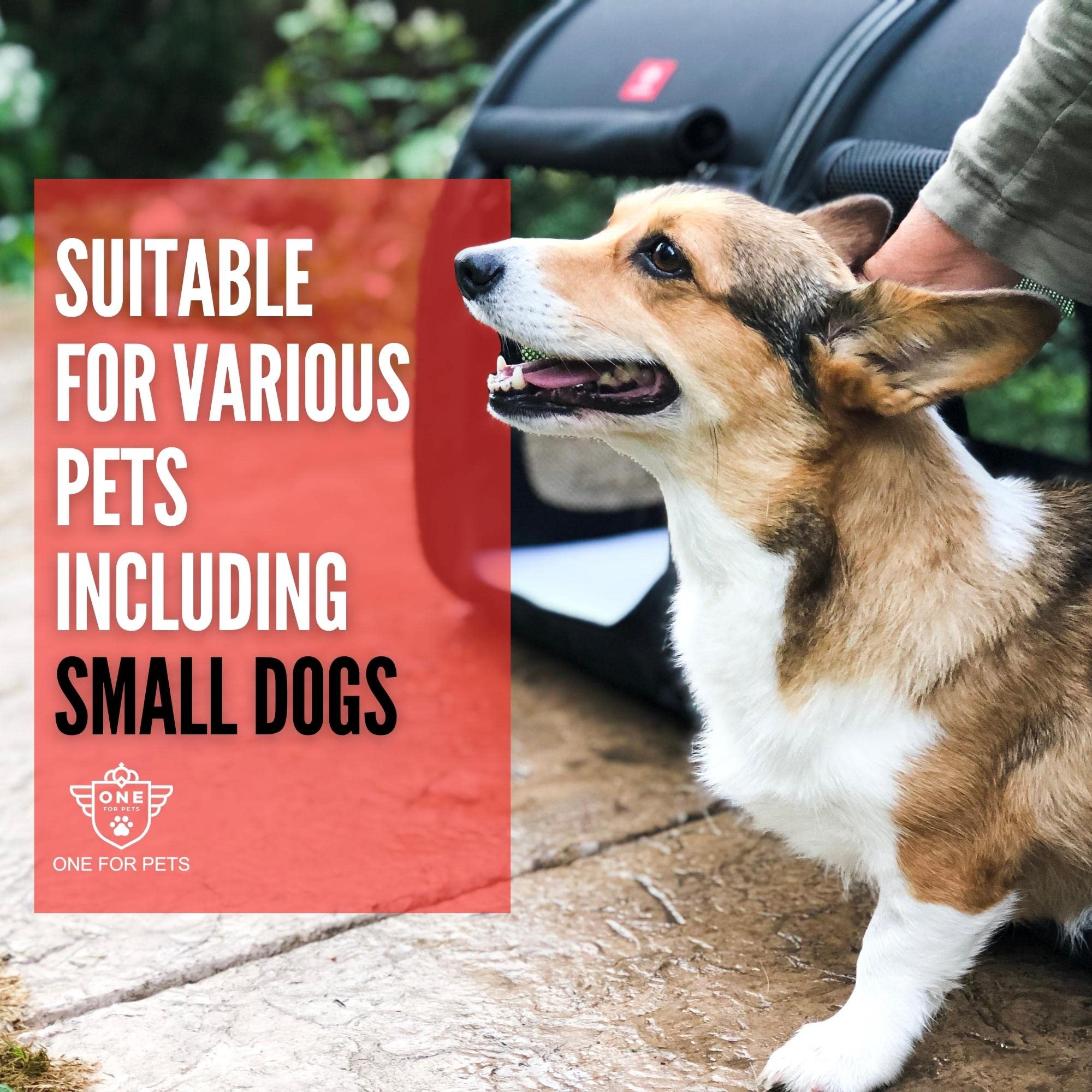 One for Pets 2-in-1 kennel with center unzip for two rooms or one.
