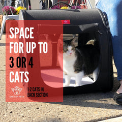 One for Pets kennel with breathable mesh doors for airflow.
