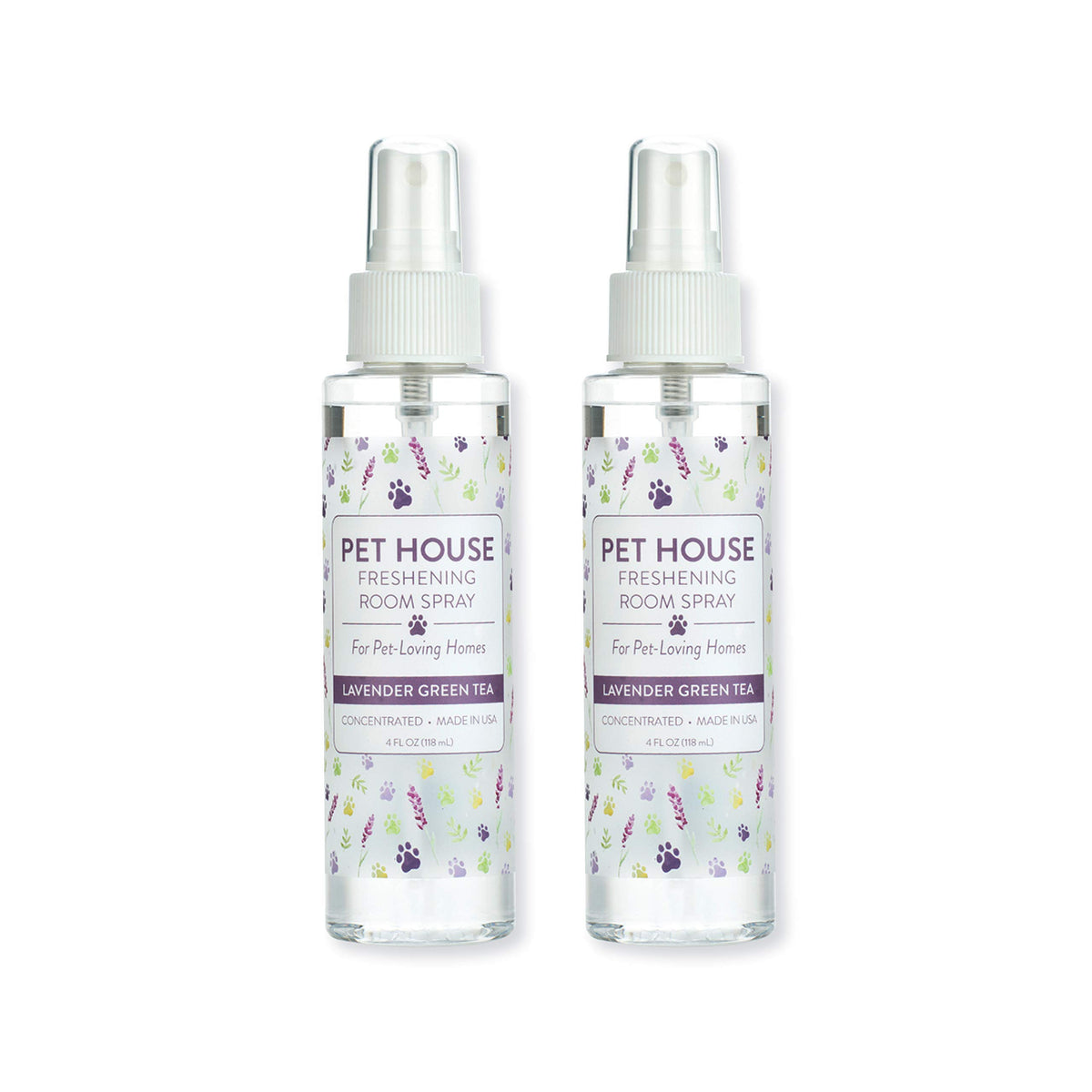 One Fur All concentrated room spray bottle front delivers quick pet odor control.
