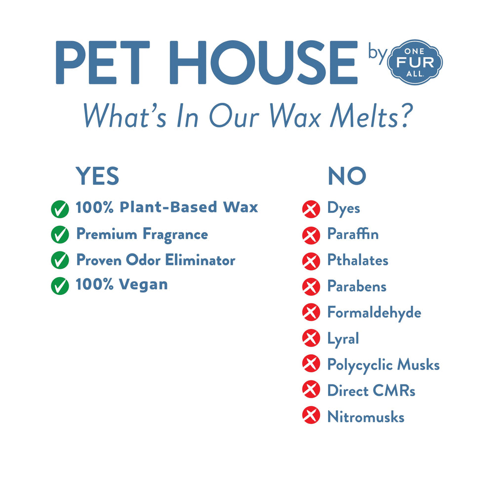 One Fur All packaging with two melts—USA-made, high-quality fragrance