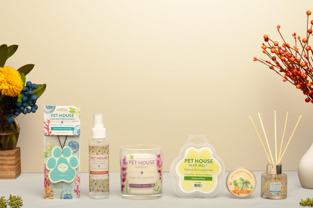 One Fur All warmer plate with citrus scent rising—fresh air for pet households