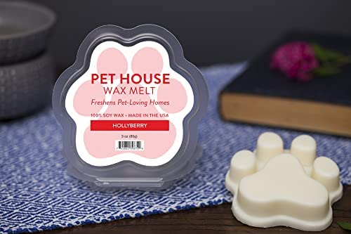 One Fur All Pet House Hollyberry wax melts hollyberry-note image showcases festive berries and spice aroma