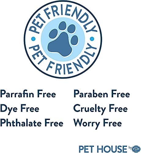 One Fur All Pet House Hollyberry wax melts pet-friendly image highlights safe home scenting without harsh additives