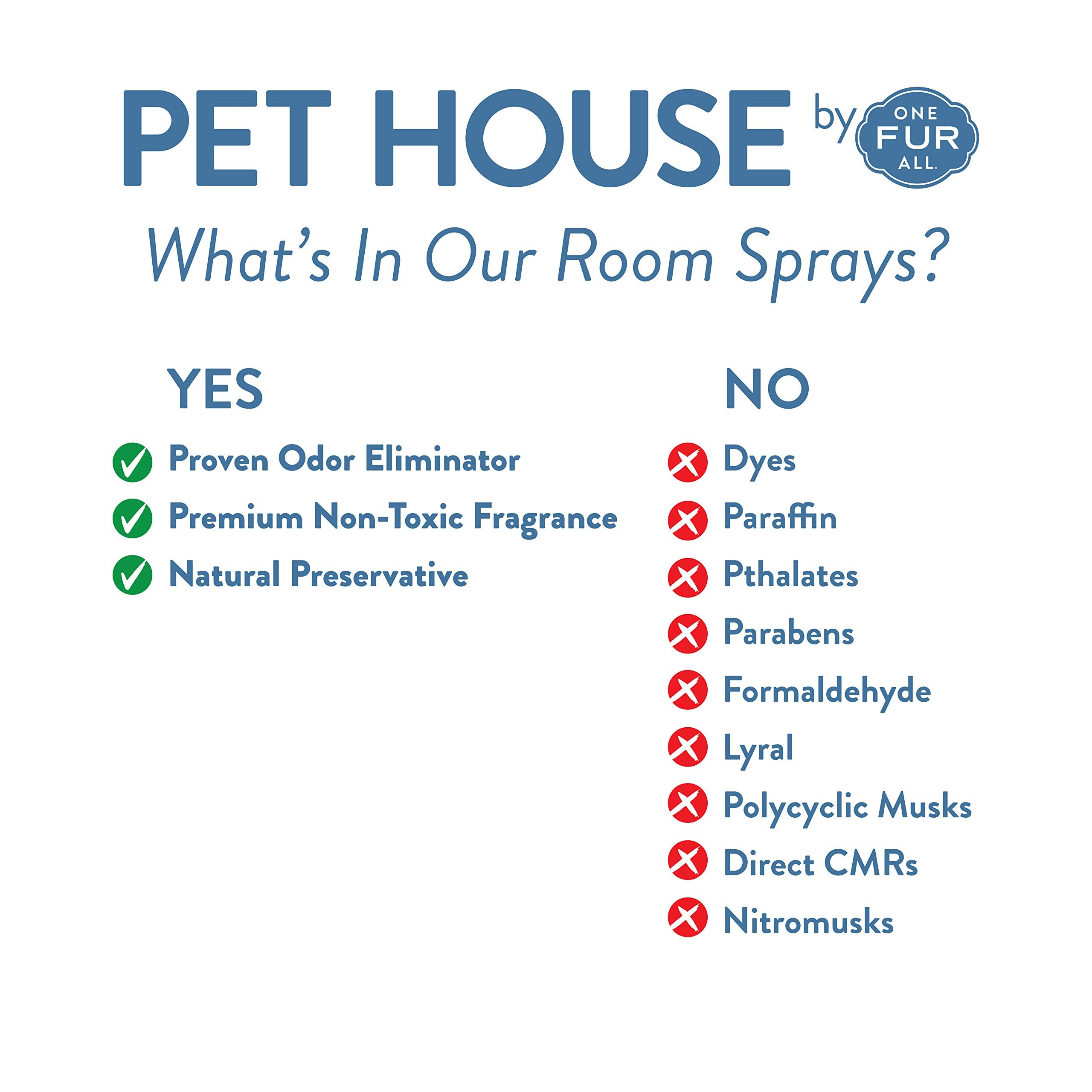 One Fur All USA made spray shown in packaging for pet households.
