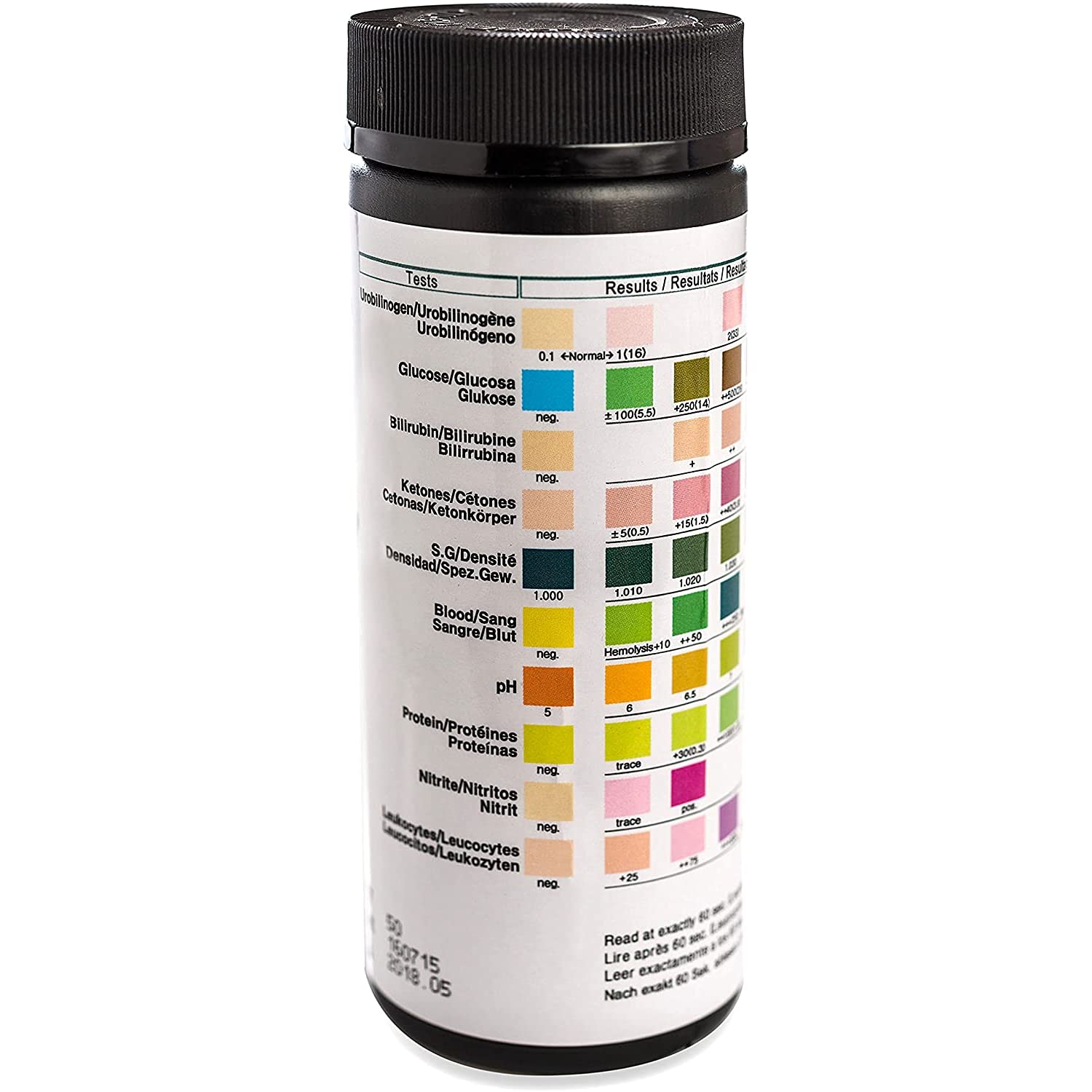 One Step Pet Urine Strips color-chart simplifies result reading
