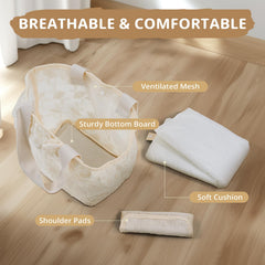 ONECUTE dog carrier collapsible mat storage highlights portable travel-ready design