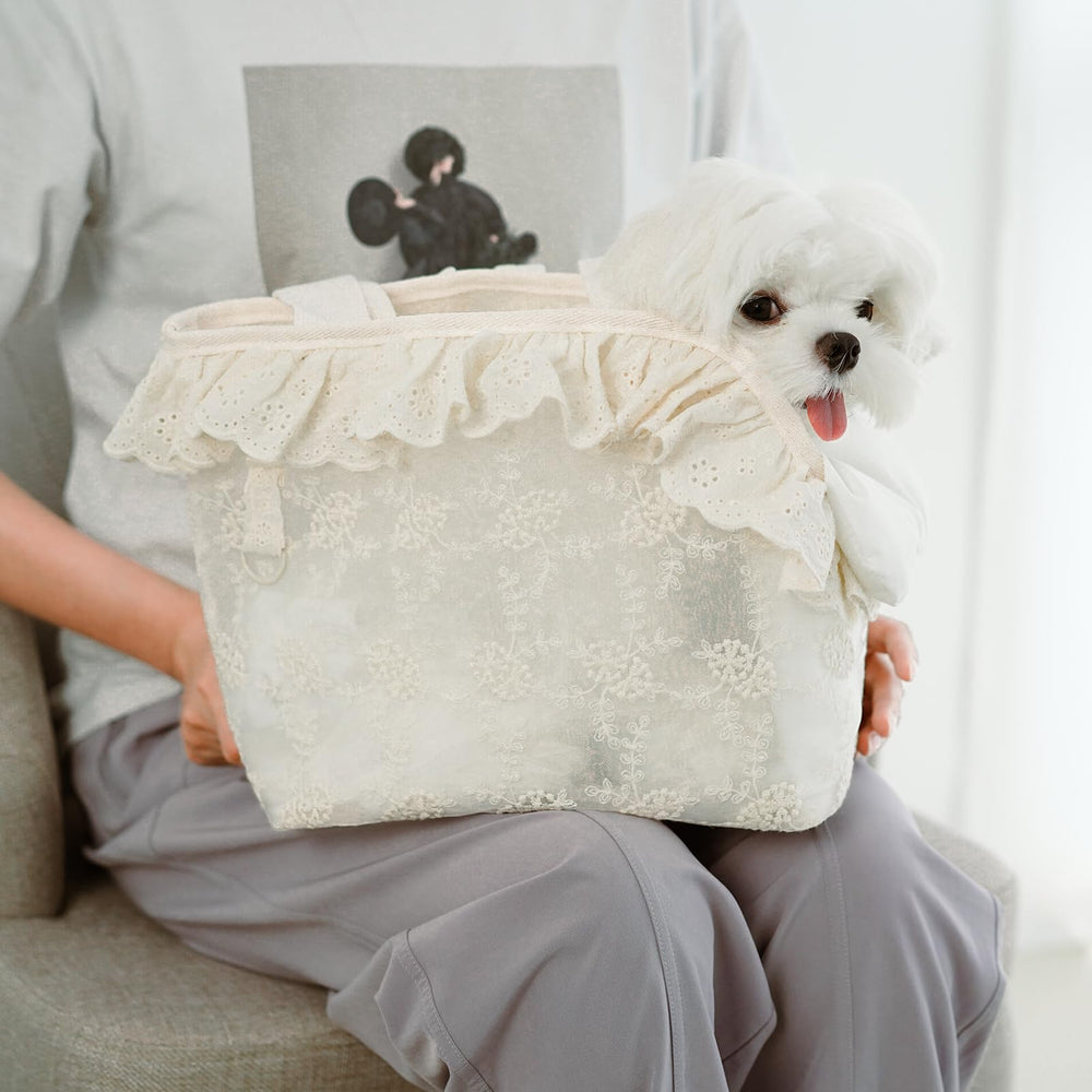 ONECUTE dog carrier durable cotton fabric highlights long-lasting travel gear