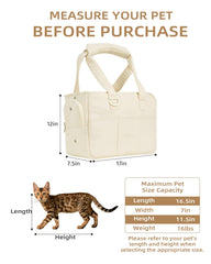 ONECUTE dog carrier with five oversized pockets keeps travel essentials organized